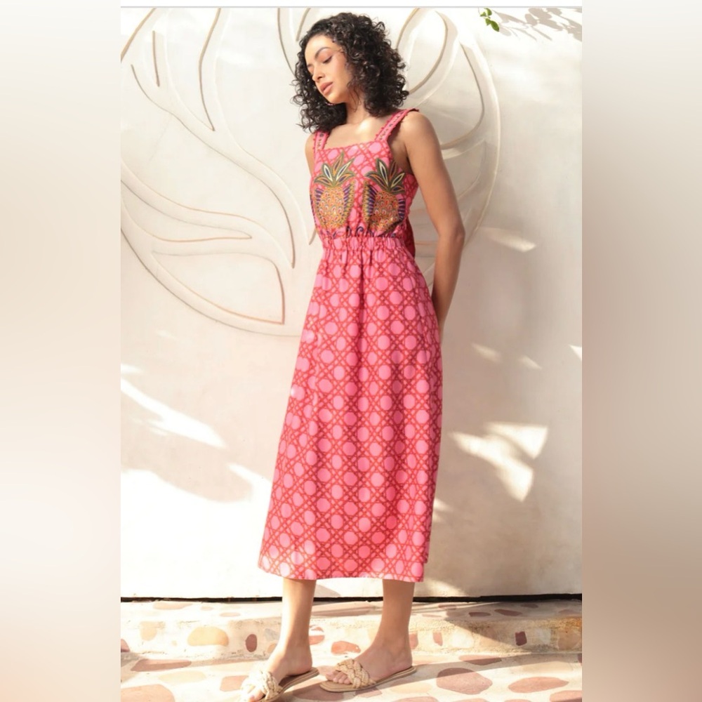 ELORA CHALK DRESS- EMILY LOVELOCK NWT